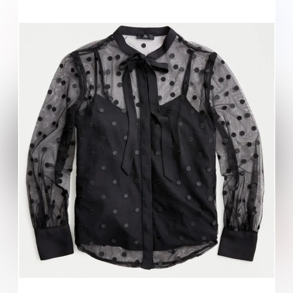 J.Crew Polka Dot Blouse